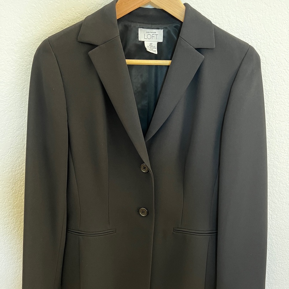 Loft black blazer 4P